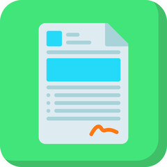 Analytics Document icon vector illustration