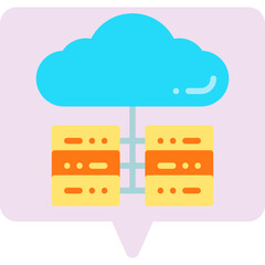 Multiple Servers icon vector illustration