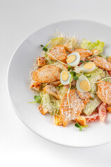 Hearty and delicious salad with spices