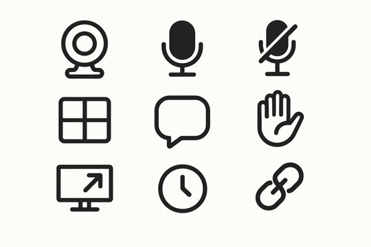 Tools used for hosting and participating in online video meetings