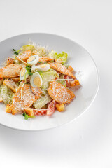 Hearty and delicious salad with spices