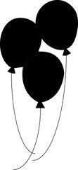 balloons silhouette vector file svg beautiful balloon 