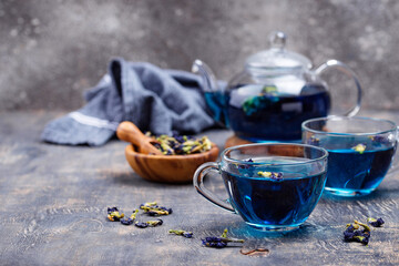 Blue tea Butterfly pea or anchan