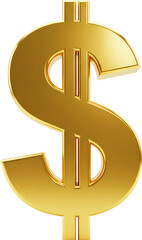 golden dollar symbol