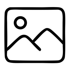 Photo outline icon