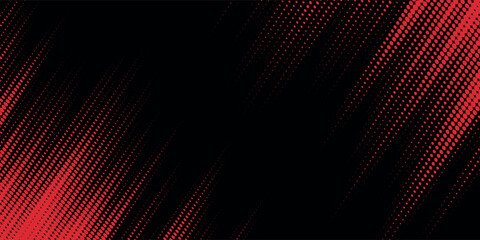 Fototapeta premium Halftone dots red and blue color pattern gradient grunge texture background. Dot pop art comic sport vector eps10