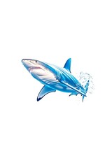 Fototapeta premium Shark in Ocean, Swimming
