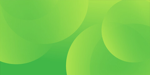 Minimal green geometric background. Dynamic shapes composition. Vector illustration