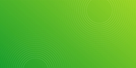 Minimal green geometric background. Dynamic shapes composition. Vector illustration