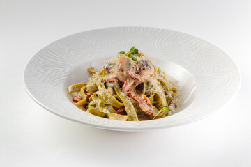 Hearty and delicious pasta with spices