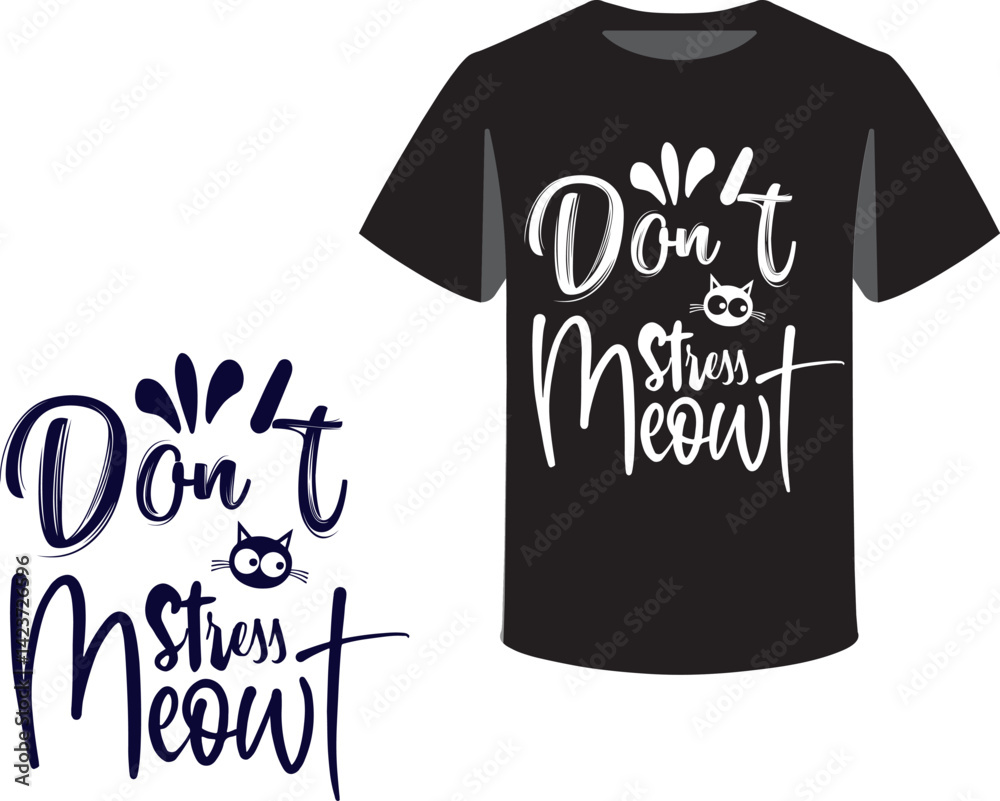 Fototapete typography and icon t-shirts design template with unique text