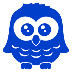 Owl night bird wise forest animal wisdom cuckoo Isolated Vector Graphic Design Illustration
