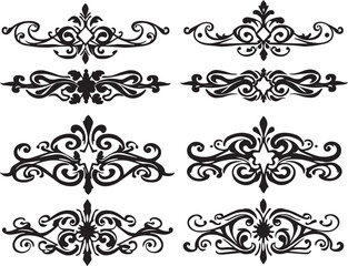 A set of elements, symbols, ornaments, mandalas. Hand drawn vector illustration