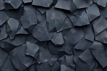 Sophisticated geometrical wall of basalt columns formed by nature itself