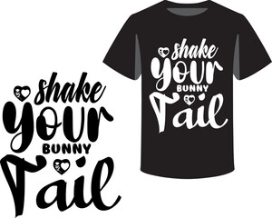  typography and icon T-shirts design template 