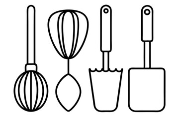 Vintage-Inspired Holiday Baking Line Art