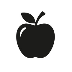 Fototapeta premium apple on black
