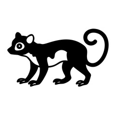 Obraz premium An stylized Tasmanian devil cartoon illustration with dynamic pose. This charming cartoon embodies both the spirited essence of this unique creature and an playful artistic perspective.