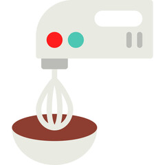 Flour Mixer icon vector illustration