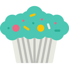 Muffin icon vector illustration