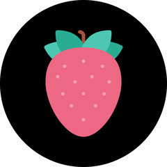 Strawberry icon vector illustration