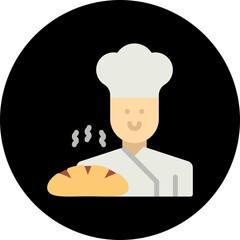 Baker icon vector illustration