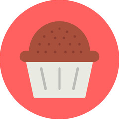 Cupcake icon vector illustration