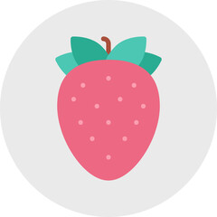 Strawberry icon vector illustration