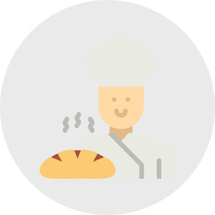 Baker icon vector illustration