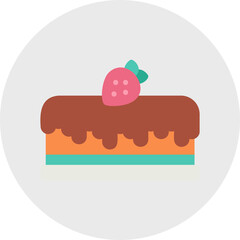Cake II icon vector illustration