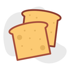 Bread icon vector illustration