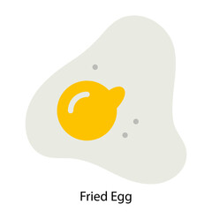 Fried Egg icon vector illustration