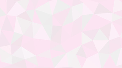 Fototapeta premium Soft pink low-polygon background with geometric shapes and gradient features. Ideal for modern designs, digital presentations, and creative works aimed at subtle and elegant visuals.