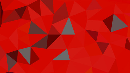 Red Abstract Triangular Geometric Pattern with Gradient Accents