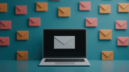 a computer receiving a lot of spam