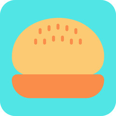 Rolled Bun icon vector illustration