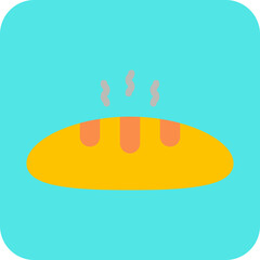 Slice of Bread icon vector illustration