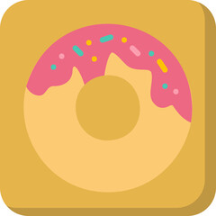 Doughnuts icon vector illustration
