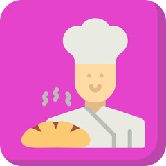 Baker icon vector illustration