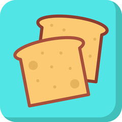 Bread icon vector illustration