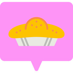 Pie icon vector illustration