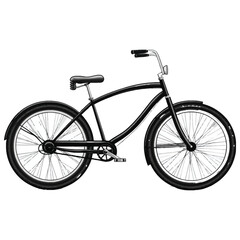 Fototapeta premium Bicycle isolated on white background