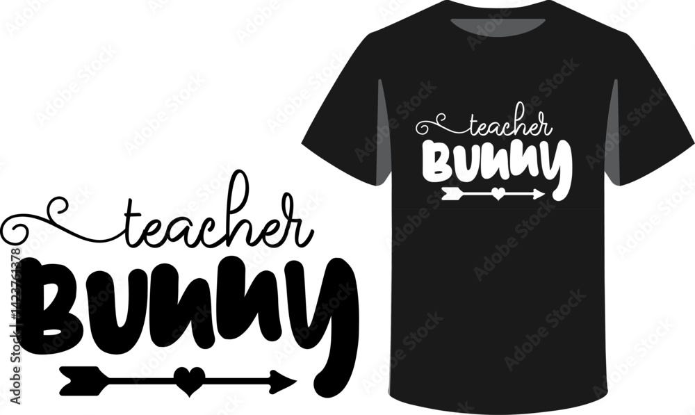 Fototapete typography and icon t-shirts design template with unique text