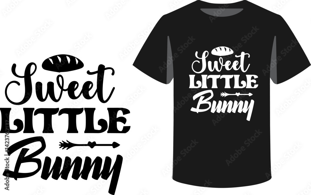Fototapete typography and icon t-shirts design template with unique text