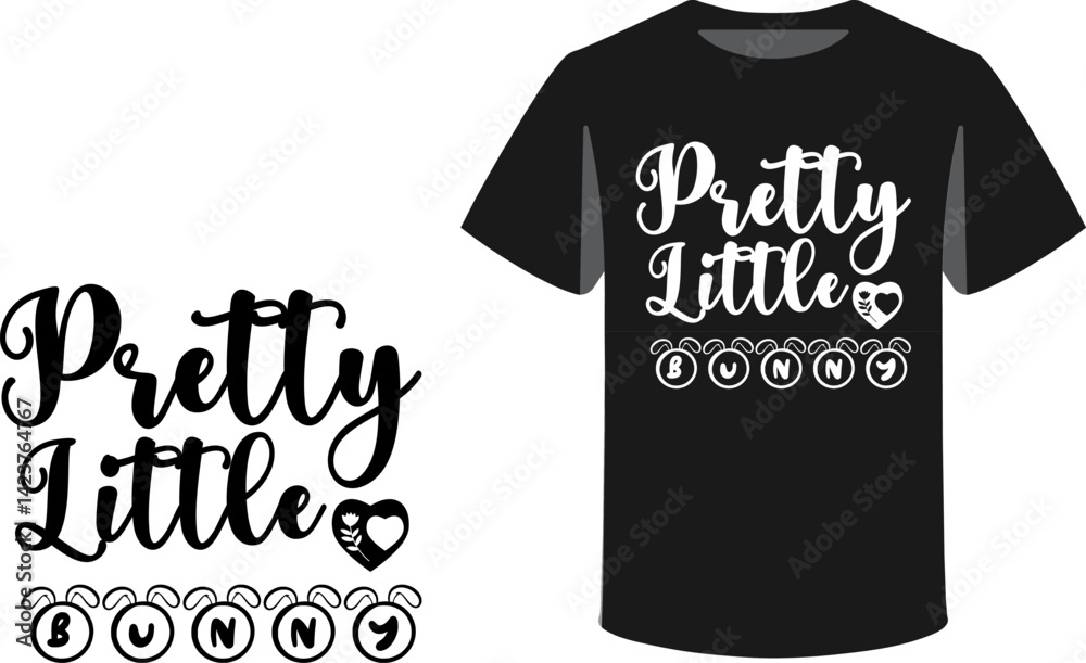 Fototapete typography and icon t-shirts design template with unique text