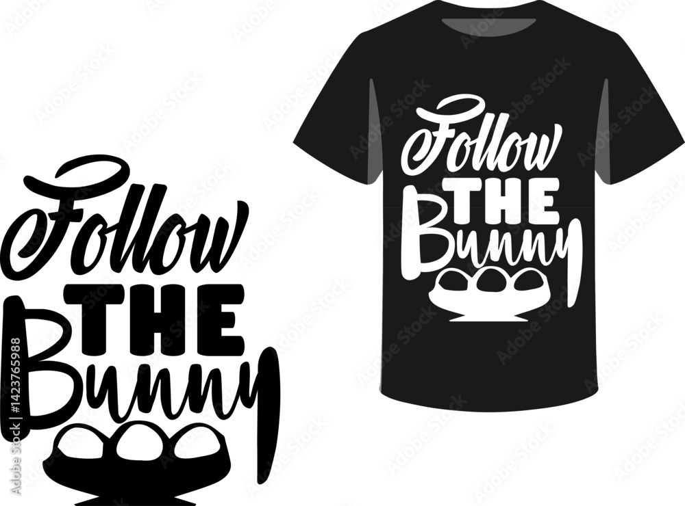 Fototapete typography and icon t-shirts design template with unique text