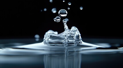 Water droplet impact