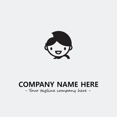Egg cartoon illustration black and white for logo company vector image
