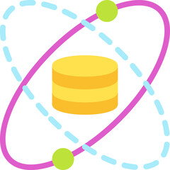Data Science icon vector illustration
