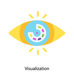 Visualization icon vector illustration